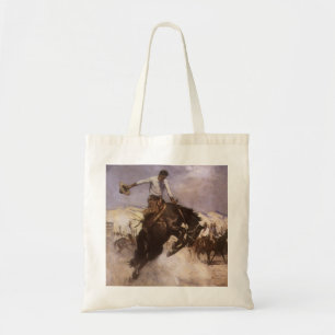 Vintage Rodeo Cowboy, Breezy Riding von WHD Koerne Tragetasche