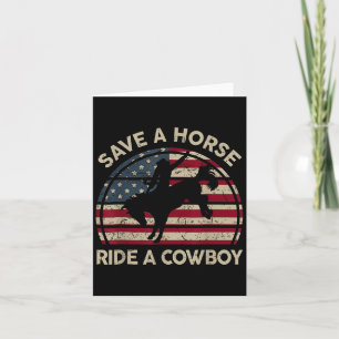 Vintage-Rodeo-Cowboy Western Country Pferd Usa Pat Karte
