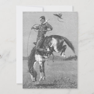 Vintage Rodeo Cowboys, Bucking Bronco von Remingto