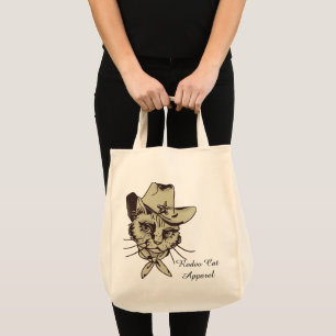 Vintage-Rodeo-Katz-Cowboy-Kleidungstasche Tragetasche