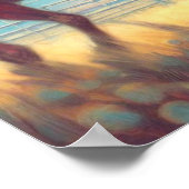 Vintage Rodeo Pin-up Poster (Ecke)