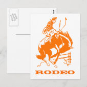 VIntage Rodeo Postkarte (Vorne/Hinten)
