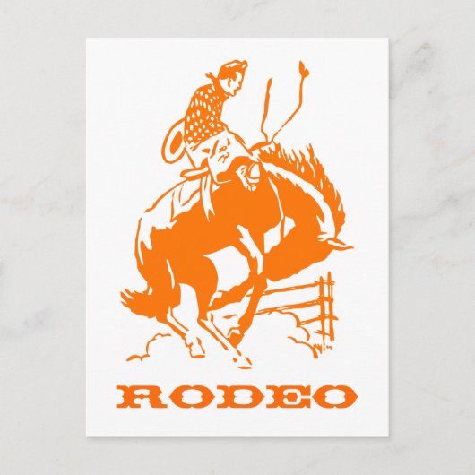 VIntage Rodeo Postkarte (Vorderseite)