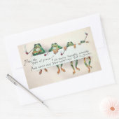 Vintage Rohrrauchkleber Rechteckiger Aufkleber (Umschlag)