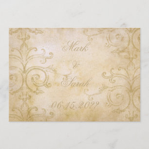 Vintage Rolle-Einladung Einladung