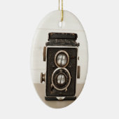 Vintage Rolleiflex Doppellinsekamera Keramikornament (Rechts)