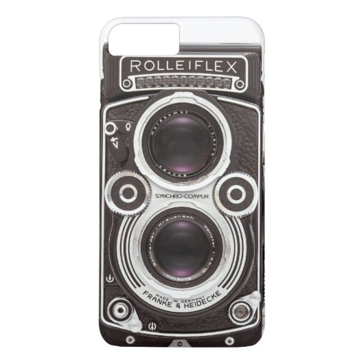 Vintage Rolleiflex Kamera Case-Mate iPhone Hülle (Rückseite)