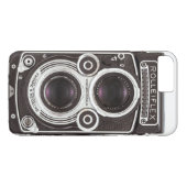 Vintage Rolleiflex Kamera Case-Mate iPhone Hülle (Rückseite (Horizontal))