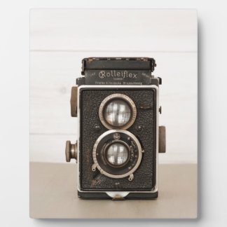 Vintage-Rolleiflex-Zwei-Objektiv-Kamera Fotoplatte