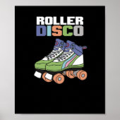 Vintage Roller Disco Poster (Vorne)