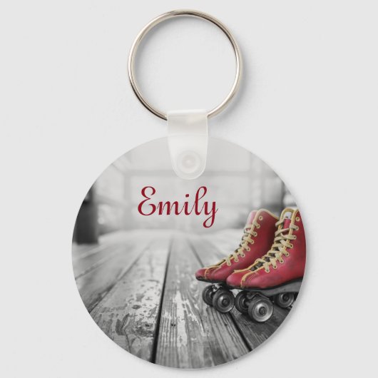 Vintage Roller-Skate Schlüsselanhänger (Vorderseite)