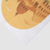 Vintage Rom Colosseum & Pantheon Seidenpapier  (Ausschnitt)