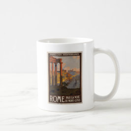 Vintage Rom-Kunst Kaffeetasse