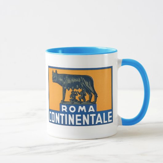 Vintage Roma Continentale Tasse (Rechts)