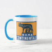 Vintage Roma Continentale Tasse (Links)