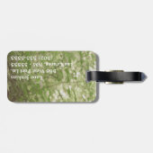 Vintage Romance Liebe Couple Monogram Gepäckanhäng Gepäckanhänger (Rückseite horizontal)