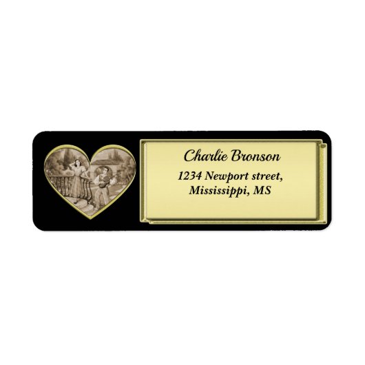 Vintage romanische Ehepaare, Liebe von Mann und Fr (Vorne)