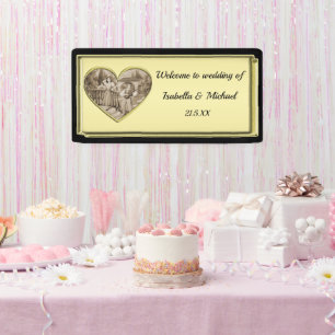 Vintage romanische Ehepaare, Liebe von Mann und Fr Banner