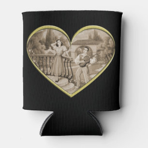 Vintage romanische Ehepaare, Liebe von Mann und Fr Dosenkühler