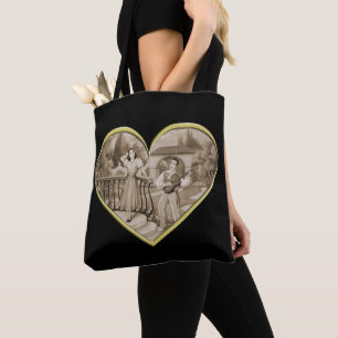 Vintage romanische Ehepaare, Liebe von Mann und Fr Tasche