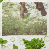 Vintage romanische Liebe Couple Küche Geschirr Han Handtuch (Gefaltet)