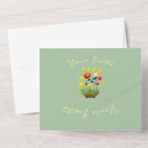 Vintage Romantic Meadow – Elegant Floral Birthday 