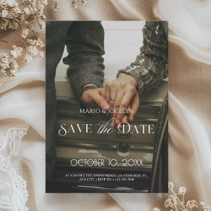 Vintage Romantik Foto Hochzeit Verlobung Save The Date