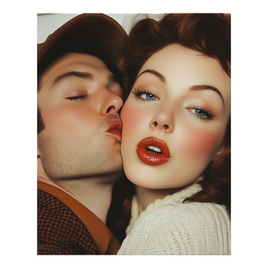 Vintage Romantik Fotodruck (Vorne)