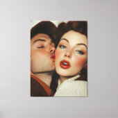 Vintage Romantik Leinwanddruck (Vorderseite)