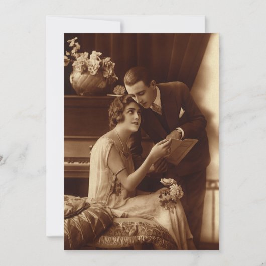 Vintage Romantik, Liebe und Romantik Liebhaber (Vorderseite)