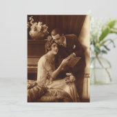 Vintage Romantik, Liebe und Romantik Liebhaber (Stehend Vorderseite)