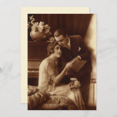 Vintage Romantik, Liebe und Romantik Liebhaber (Vorne/Hinten)