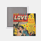 Vintage Romantik Magnet (Vorderseite/Rückseite)