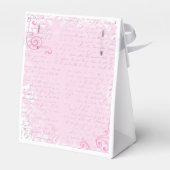 Vintage Romantik mit Bibelverse Hochzeit Geschenkschachtel (Rückseite)