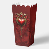 Vintage Romantik mit Herz und Flügeln. Geschenkschachtel (Rückseite)