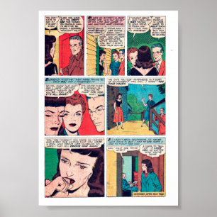 Vintage Romantik Poster