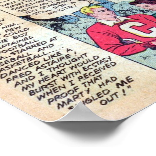 Vintage Romantik Poster (Ecke)