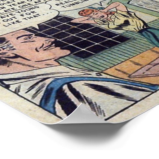 Vintage Romantik Poster (Ecke)