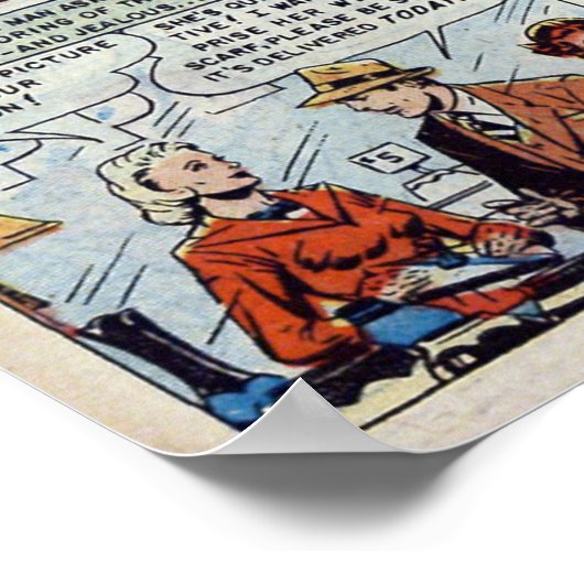 Vintage Romantik Poster (Ecke)