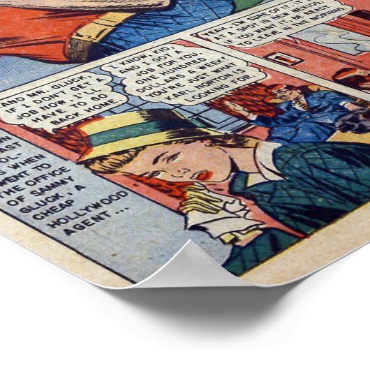 Vintage Romantik Poster (Ecke)