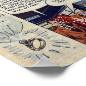 Vintage Romantik Poster (Ecke)