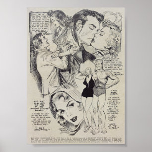 Vintage Romantik Poster