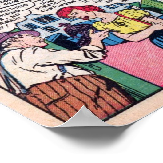 Vintage Romantik Poster (Ecke)