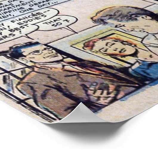 Vintage Romantik Poster (Ecke)