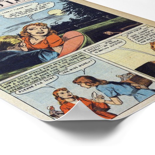 Vintage Romantik Poster (Ecke)