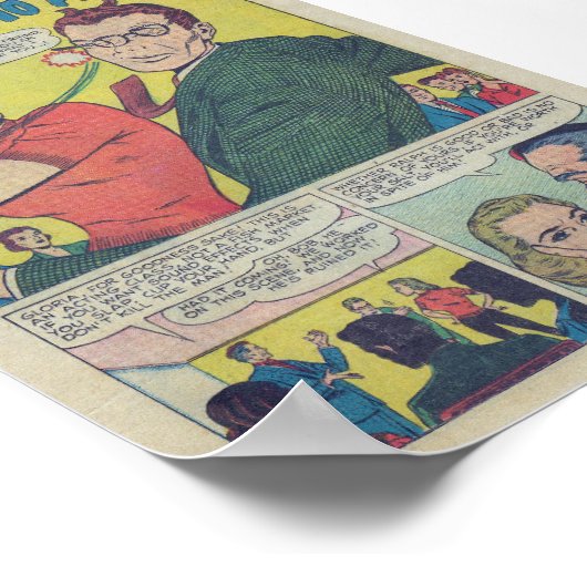 Vintage Romantik Poster (Ecke)