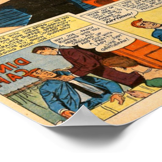 Vintage Romantik Poster (Ecke)