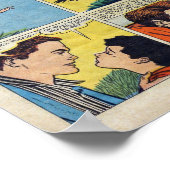 Vintage Romantik Poster (Ecke)