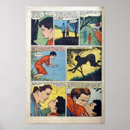Vintage Romantik Poster (Vorne)