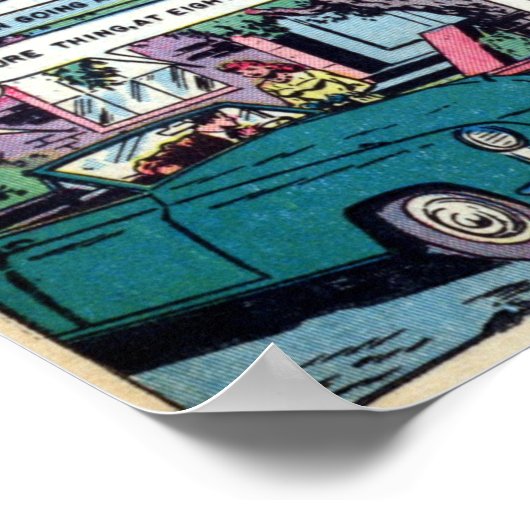 Vintage Romantik Poster (Ecke)